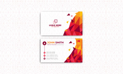 Luxury and elegant business card