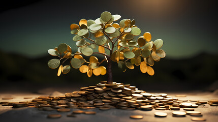 Grow plants from coins