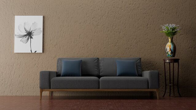 Beautiful Living Room Wall 4K