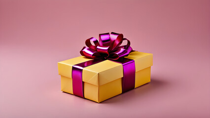 Obraz premium gift, box, present, ribbon, celebration, Generative AI