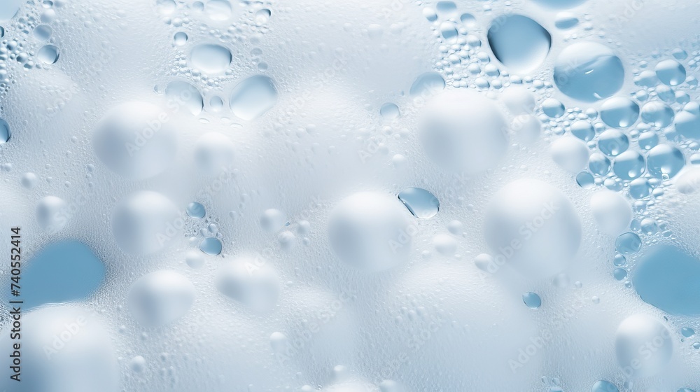 Aufkleber soapsuds background with air bubbles abstract texture