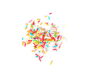 Candy Sprinkle, Donut Rainbow Sprinkles, Sweet Color Glaze, Small Vermicelli
