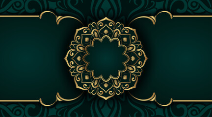 luxury background  with mandala ornament