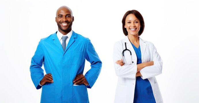 Healthcare professional against white, symbolizing care, compassion, and dedication.