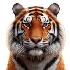 tiger isolate on transparent background