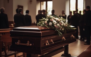 The funeral service 