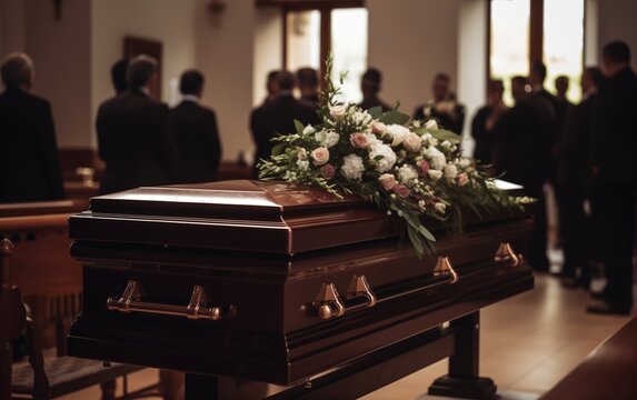 The funeral service 