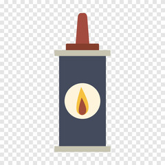 Gasoline for lighter line icon. Fuel, gas station, oil, gas, fire, tank, kerosene, smell, fuel, liquid. Vector line icon for business and advertising