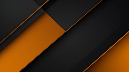 Vibrant black and yellow orange modern business abstract background with dynamic shapes - professional design template for corporate presentations and marketing materials


