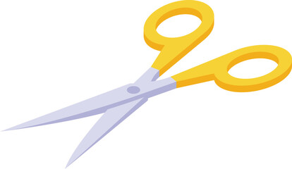 Construction scissors icon isometric vector. Device equipment. Heating home