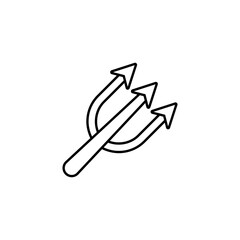 Fishing icon vector. Hook illustration sign. Bait symbol or logo.