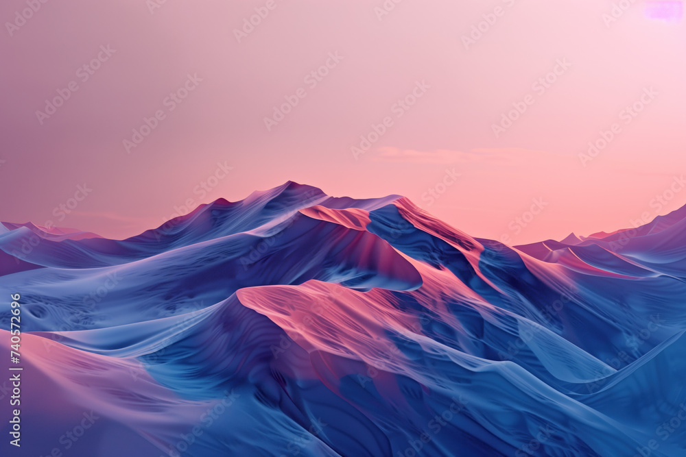 Poster a fantasy landscape. background image. created with generative ai technology