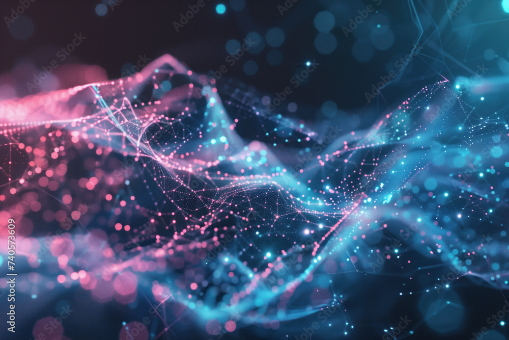 Poster abstract background. a slide background for showcasing artificial intelligence. background image. cr