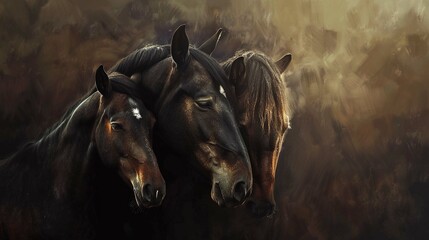 portrait of a horse - 740574096