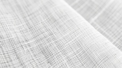 Obraz premium Intricate macro close up of white cloth fiber revealing fabric microstructure details.