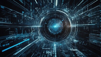 Fototapeta premium Digital transformation conceptual for next generation technology era 