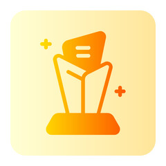 trophy gradient icon