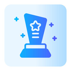 trophy gradient icon