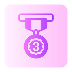 Fototapeta premium bronze gradient icon