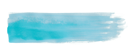 Light blue watercolor background. Artistic hand paint. Isolated on transparent background.