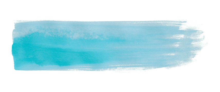 Light blue watercolor background. Artistic hand paint. Isolated on transparent background.