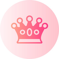 crown gradient icon