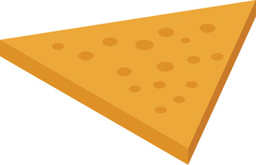 Triangle chips icon isometric vector. Nachos mexican. Food restaurant