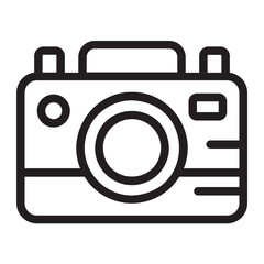 camera line icon