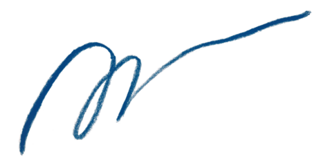 blue pencil strokes isolated on transparent background