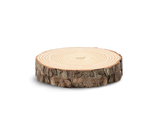 Beautiful texture of old tree stump table top product placement background.For create product display