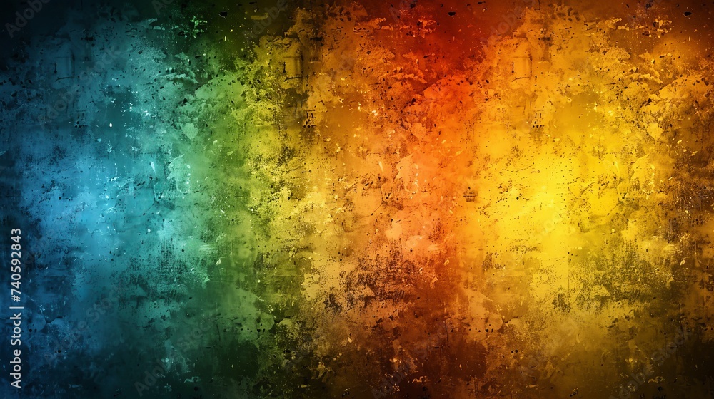 Poster mystical abstract colorful background on dark backdrop for unique designs and creativity