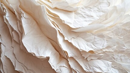 Abstract white paper texture as a background.