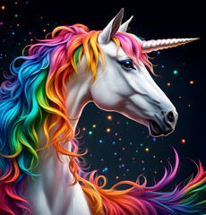 Fantasy unicorn illustration