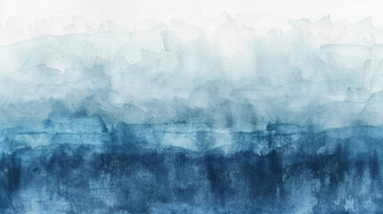Watercolor blue and white gradient.
