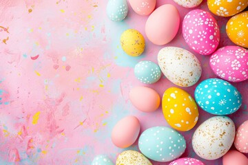 Happy Easter Eggs Basket bluebells. Bunny hopping in flower celebration decoration. Adorable hare 3d Handmade note rabbit illustration. Holy week easter festive hunt bouquet card Community outreach