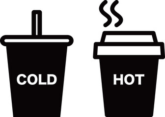 ホット　アイス　アイコン