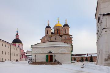 Cathedral in honor of the Nativity of the Virgin Mary in the city of Borovsk, Russia
