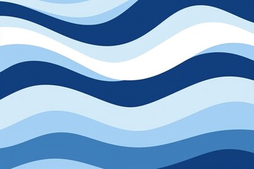 Sleek Wavy Elegance: Abstract Blue and White Oceanic Patterns - Generative AI