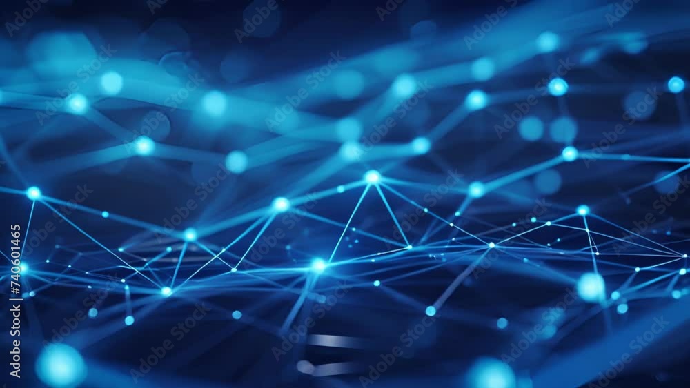 Aufkleber a closeup image of the intricate network architecture of a 5g solution emphasizing the agility and f