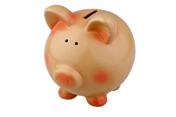 Piggy bank isolated on white background