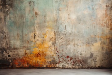 Celebrate the artistry of imperfection with a grunge texture background, where weathered surfaces, distressed patterns, Generative AI