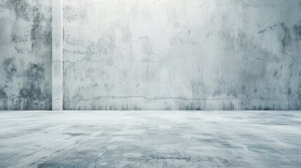 Fototapeta premium A solitary white room, surrounded by a wall of snow, evokes the peaceful and chilling beauty of winter