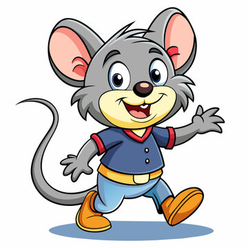 mouse cartoon character mascot