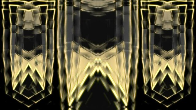 Glaring Ambulation of Light Rays Abstract Motion Background