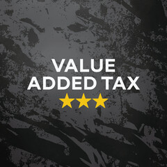 vat value-added tax concepts special designed for tax, accounting and business firm in full vector template,  - obrazy, fototapety, plakaty