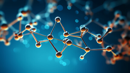 Molecular structure background