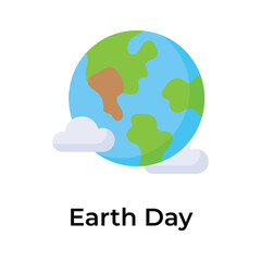 Get this amazing icon of international earth day in modern design style