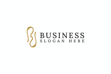 creative luxury line art sign logo design vector illustration. premium symbol logo vector design background for business, company and branding. 