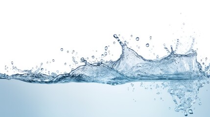 Gentle Waves and Water Splashes