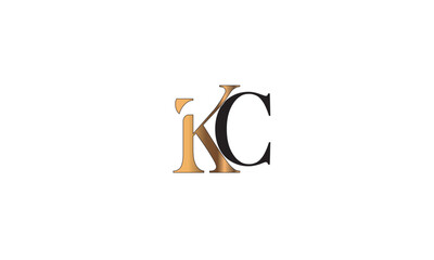 KC, CK , C , K , Abstract Letters Logo Monogram	